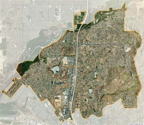 Map of Norco city, California - Thong Thai Real