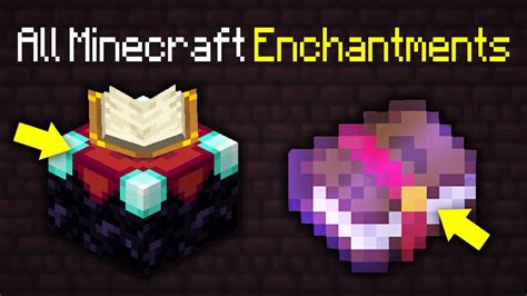 All 38 Minecraft Enchantments And Their Use (2021) - YouTube