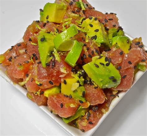 Cooking From My Books: Ahi Tuna Tartare On Jicama – Jami Alden