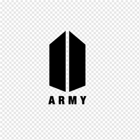 BTS Logo Army BigHit Entertainment Co., Ltd. Wings, army, angle, text, trademark png | PNGWing