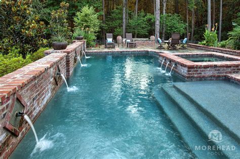 Swimming Pool Water Features in Shreveport & Bossier City LA | Morehead Pools