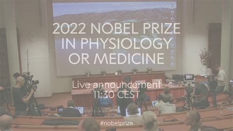 Announcement of the 2022 Nobel Prize in Physiology or Medicine ...