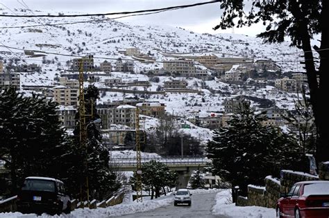 Snowstorm hits parts of Lebanon