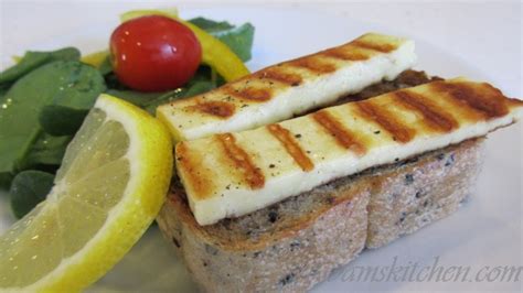 Grilled Halloumi Cheese - Healthy World Cuisine Healthy World Cuisine