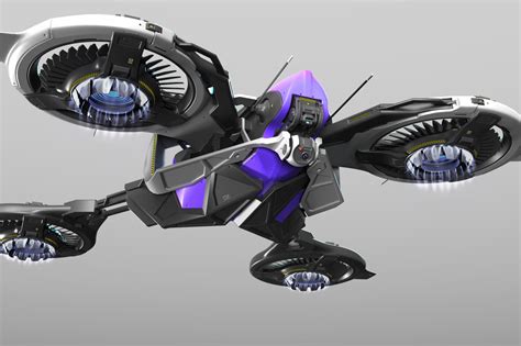 ArtStation - 3D concept sci-fi-drone, Oleg_ Ovigon | Drones concept ...