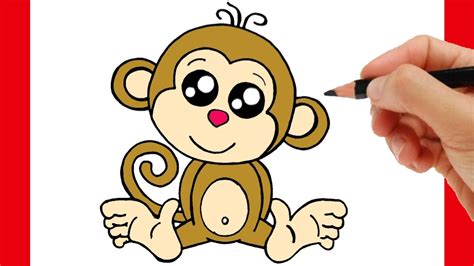 HOW TO DRAW A MONKEY EASY STEP BY STEP - DRAWING MONKEY