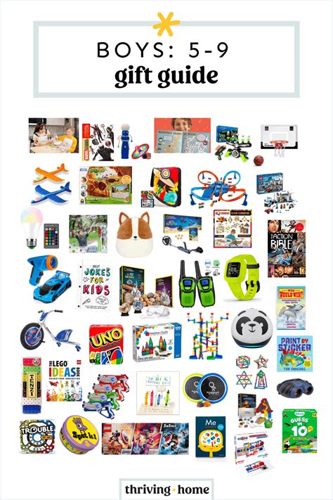 50+ Gift Ideas for Boys (Ages 5-9) - Thriving Home