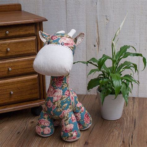 Giraffe PDF Sewing Pattern & Tutorial Softie Suffed | Etsy Giraffe Sewing Pattern, Lovey Pattern ...