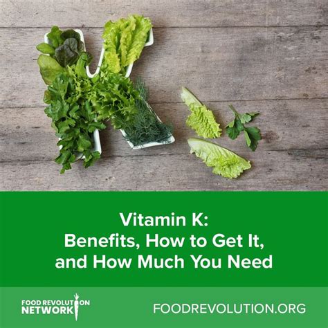 Vitamin K: Benefits, How to Get It, and How Much You Need in 2021 | Vitamin k, Vitamins ...