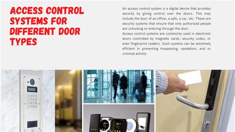 Access Control Systems for Different Door Types by Leo Higgins - Issuu