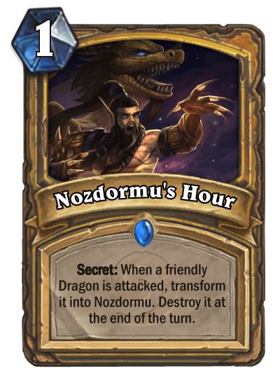 Nozdormu's Hour - Hearthstone card by Metoro on DeviantArt