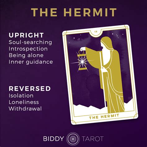 What is the hermit tarot card meaning? | Things Meaning