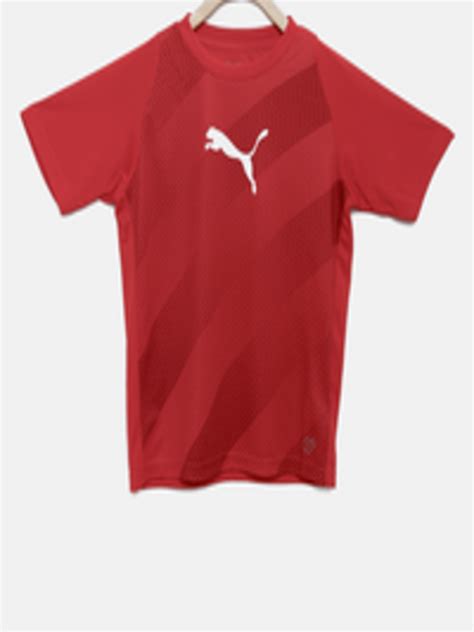 Buy Puma Boys Red Printed Sports T Shirt - Tshirts for Boys 2060694 | Myntra