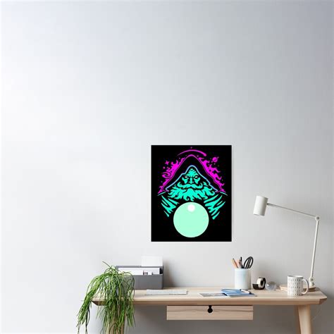 "Orb Wizard - Pondering My Orb" Poster by cyberlight | Redbubble