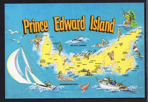 PEI MAP Prince Edward Island Tourist Area - Cont'l | Canada - Prince Edward Island - Other ...