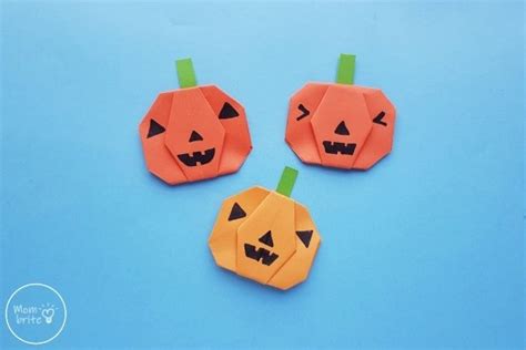 How to Make an Easy Origami Pumpkin | Mombrite