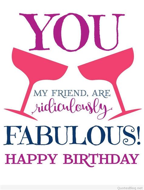 You my friend, are ridiculously fabulous! Happy Birthday Greeting Card ...