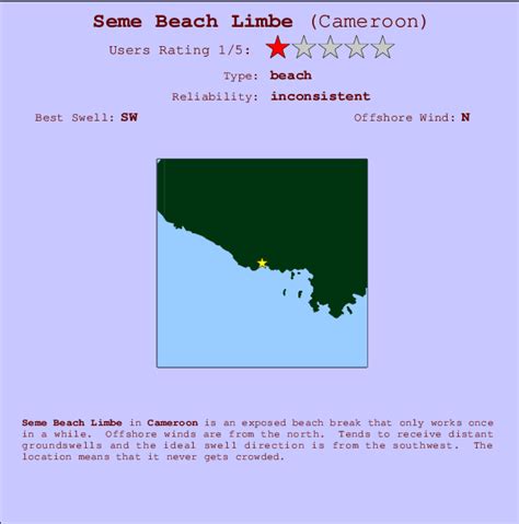 Seme Beach Limbe Surf Forecast and Surf Reports (Cameroon, Cameroon)