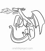 Dragon Breathing Fire Coloring Pages sketch template