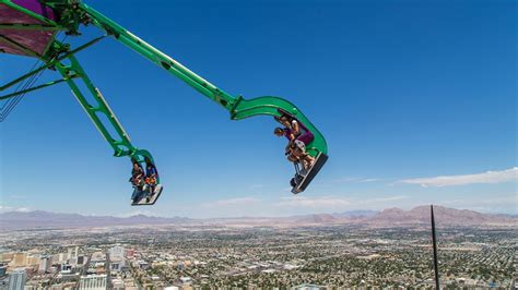 EXTREME THRILL RIDES IN LAS VEGAS (900FT HIGH) - Stratosphere & Zipline ...