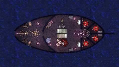 Nautiloid Spelljammer (full map in Imgur link) : r/dungeondraft