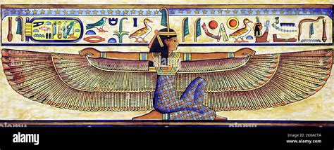 Egyptian goddess ma'at hi-res stock photography and images - Alamy