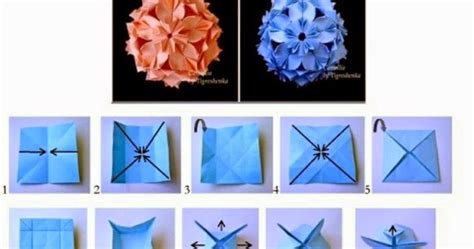 origami ball instructions ~ arts crafts ideas movement