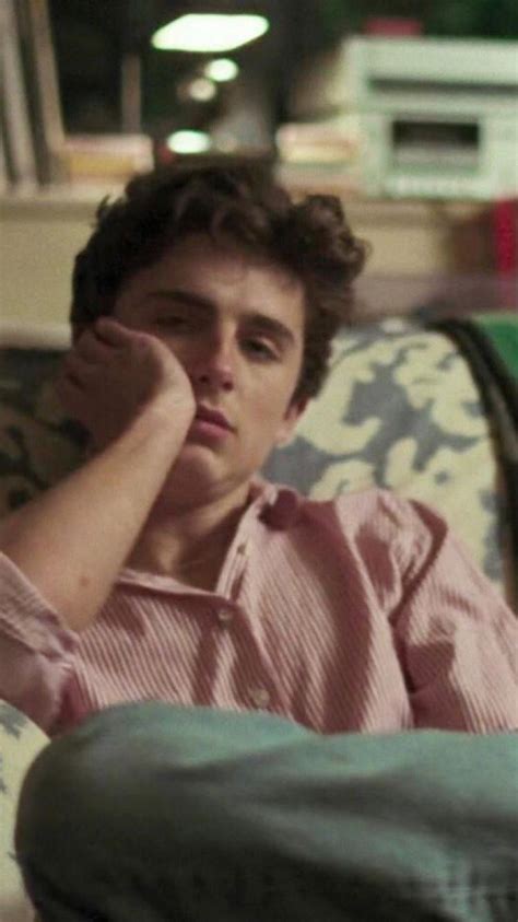 Timothèe Chalamet Call Me By Your Name as Elio Perlman | Timothee chalamet, Timmy t, Thimotée ...