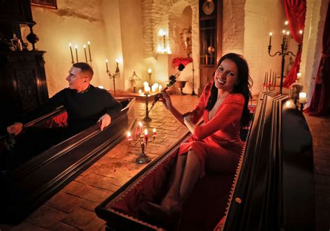 ‘Best day of our lives’: Pair to sleep in coffins at Dracula’s Castle ...