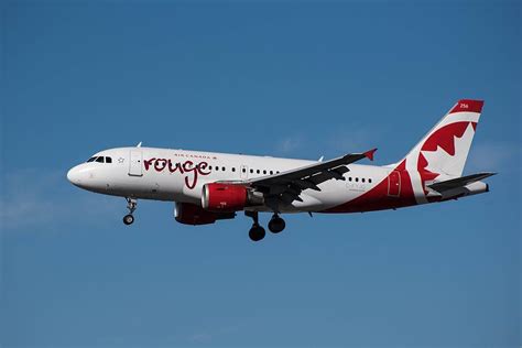 Air Canada Rouge Fleet Airbus A319-100 seating chart, seat map, cabin interior, economy class ...