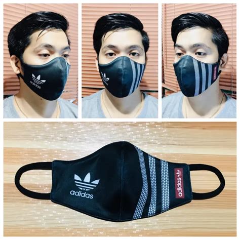 SIGNATURE FASHION FACE MASK (ADIDASs STRIPE BLACK) | Lazada PH