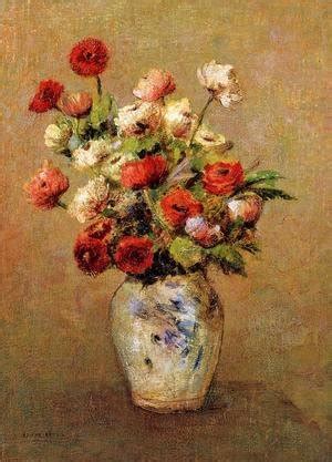 Odilon Redon Bouquet Of Flowers Painting Reproduction | odilon-redon.org