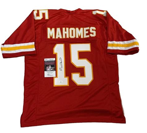 Patrick Mahomes Autographed Kansas City Chiefs Custom Red Jersey – KBK ...