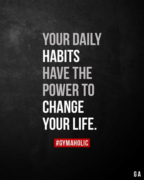 Your daily habits - Gymaholic Fitness App