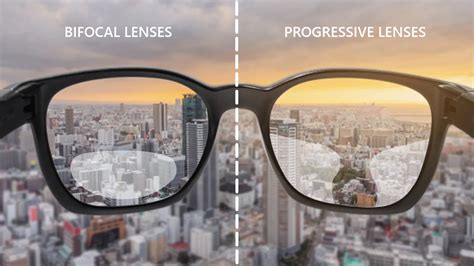 Understand the difference between bifocal and progressive.