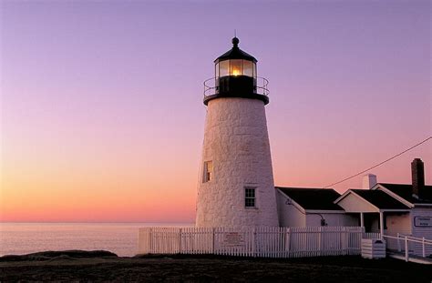 Pemaquid Point Lighthouse In Maine Photograph by William Britten