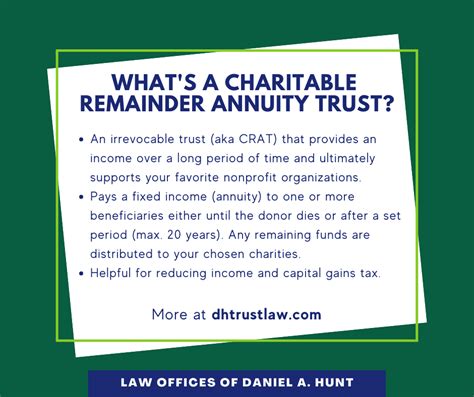 What is a Charitable Remainder Annuity Trust (CRAT)?