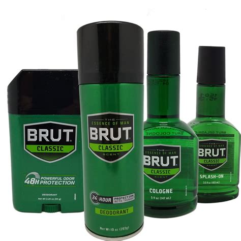 Brut Kit. Value Pack For Men. Solid Deodorant 2.25 Oz, Spray Deodorant 10 Oz, Cologne 5 Oz ...