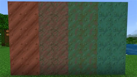 Borderless Copper Blocks | Bedrock Tweaks Minecraft Texture Pack