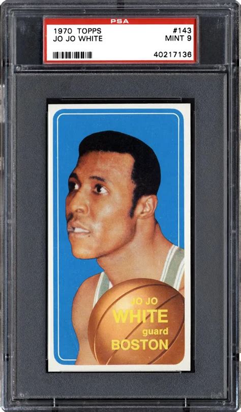 1970 Topps Jo Jo White | PSA CardFacts®