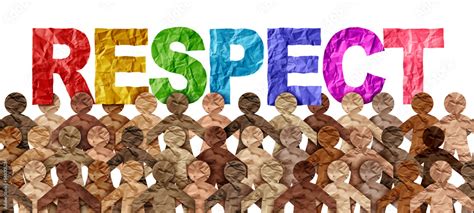 People respect and respecting diversity in society and appreciation for international diverse ...