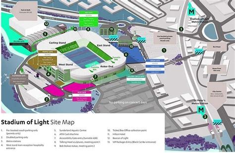 Stadium of Light Seating Plan, Ticket Price, Ticket Booking, Parking Map