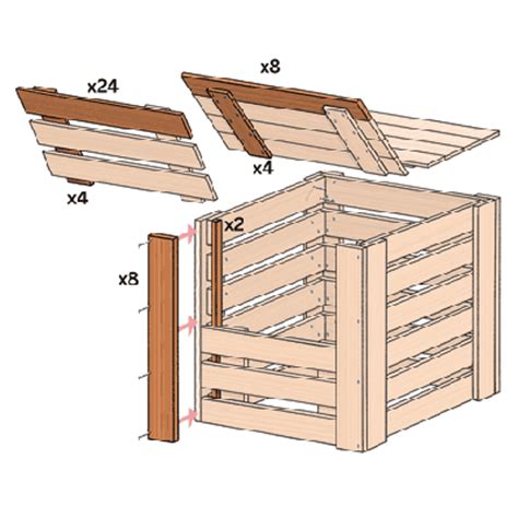 Woodwork Build Wood Compost Bin PDF Plans