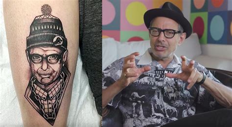 Jeff Goldblum rates Jeff Goldblum tattoos / Boing Boing