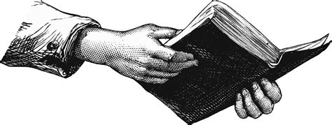 Free Clipart Of Hands Holding a Bible or Book