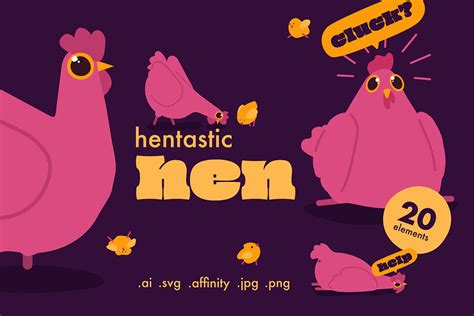 Hentastic hen illustration! :: Behance