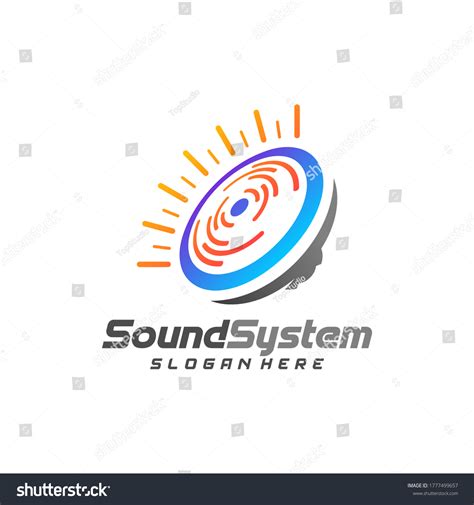 Sound System Logo Design Vector Sound Stock Vector (Royalty Free ...