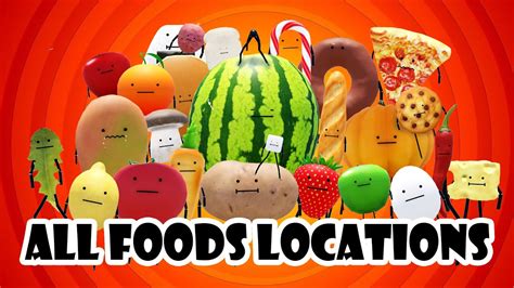 How To Get All Foods Skins (All Foods Locations) In Secret Staycation ...