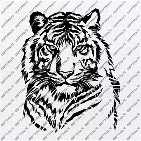 Tiger Svg File-Tiger Svg Original Design-Tiger Clip art-Animals Svg ...