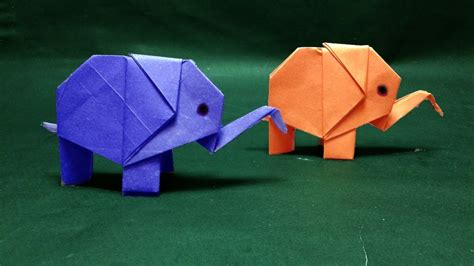 Origami Elephant-How to make origami Elephant Easy instructions step by step#origamielephant ...